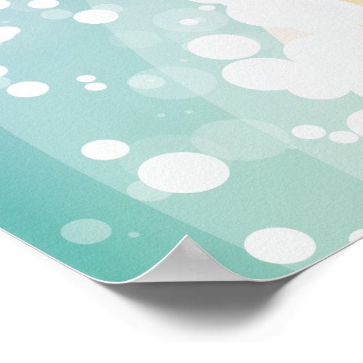 Meldung in einer Flasche Poster (Ecke)