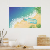 Meldung in einer Flasche Poster (Küche)