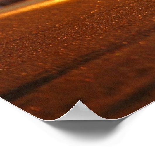 Meldung in einer Flasche Poster (Ecke)