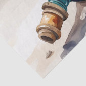 Meldung in einer Flasche Seidenpapier (Detail)