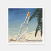 Meldung in Flasche 2 Serviette (Vorderseite)