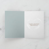 Meldung in Flasche, 9th Anniversary Card Karte (Innenseite)