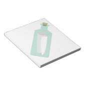 Meldung in Flaschen Notizblock (angewinkelt)