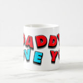 Meldung — Liebe für Väter Kaffeetasse (Mittel)