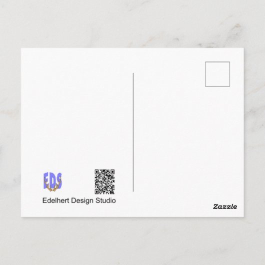 Meldung Octopus Happy Valentines Day Postcard Postkarte (Rückseite)