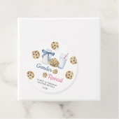 Meldung über Milch und Cookies Gender Geschenkanhänger (Beispiel)