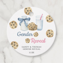 Meldung über Milch und Cookies Gender Geschenkanhänger