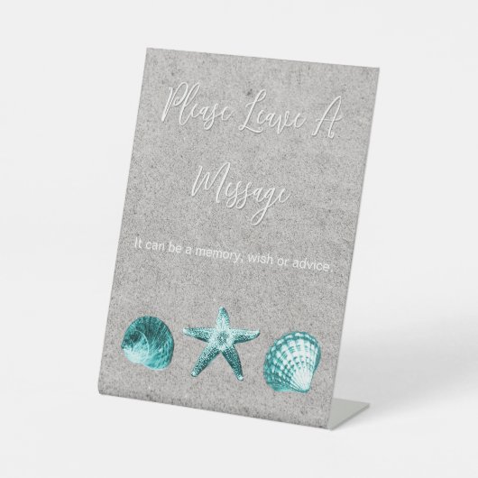 Meldung verlassen sockelschild (Vorderseite)