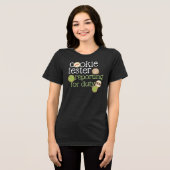 Meldung von Cookie-Testern Tri-Blend Shirt (Vorderseite voll)