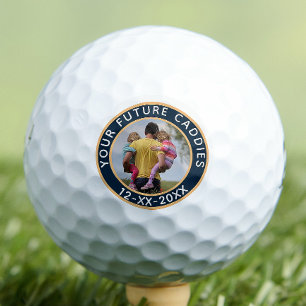 Meldung zum Datum der personalisierten Fotos Golfball