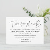 Meldung zur Aktualisierung des Minimalistischen Ho Einladung (Stehend Vorderseite)