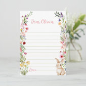 Meldungskarte der sonnigen Wildblume Dankeskarte (Stehend Vorderseite)