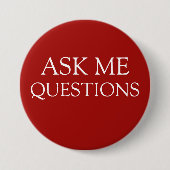 Meldungsschaltflächen frag Me Questions Button (Vorderseite)