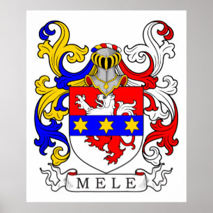 Mele Coat of Arms (italienisch) Poster