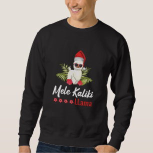 Mele Kaliki Lama Merry Christmas Santa Elf Gnomes Sweatshirt