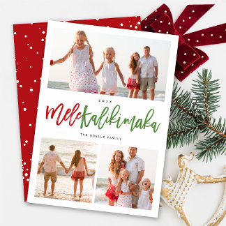 Mele Kalikimaka 3 Foto Collage Moderne Weihnachten
