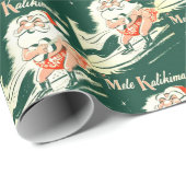 Mele Kalikimaka A sehr frohe Weihnacht-Verpackung Geschenkpapier (Rolleneckpunkt)