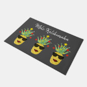 Mele Kalikimaka Ananas Fußmatte (Schrägansicht)