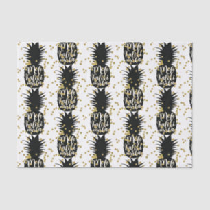 Mele Kalikimaka Ananas-Hawaiianer-Weihnachten Seidenpapier