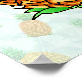 Mele Kalikimaka Ananas Poster (Ecke)