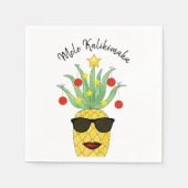 Mele Kalikimaka Ananas Serviette (Vorderseite)