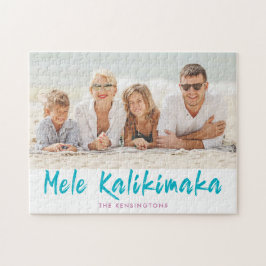 Mele Kalikimaka Ananas Weihnachtsfeiertag Foto Puzzle