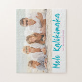 Mele Kalikimaka Ananas Weihnachtsfeiertag Foto Puzzle (Vertikal)