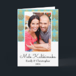 Mele Kalikimaka Ananas Weihnachtsfotokarte Feiertagskarte<br><div class="desc">Mele Kalikimaka Imitats Foil Gold und Aqua Blue Ananas Weihnachts Aqua Blue Foto Card. Diese hawaiianische Weihnachtskarte ist perfekt für eine tropische Weihnachtskarte der Familie.</div>