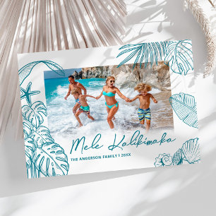 Mele Kalikimaka Aquamarines Foto Weihnachten