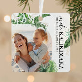 Mele Kalikimaka Arch Foto Weihnachten Ornament Aus Metall