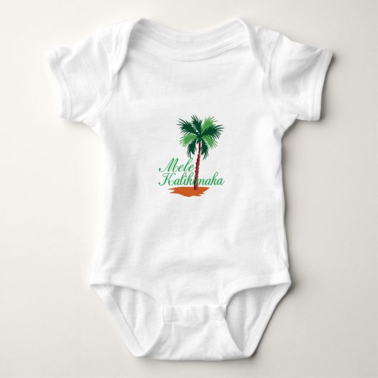 Mele Kalikimaka Baby Strampler (Vorderseite)