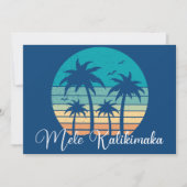 Mele Kalikimaka Beach Sunset Company Weihnachten (Vorderseite)