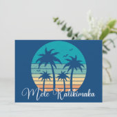 Mele Kalikimaka Beach Sunset Company Weihnachten (Stehend Vorderseite)