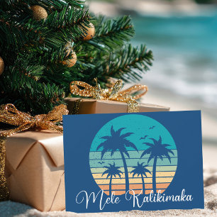 Mele Kalikimaka Beach Sunset Company Weihnachten