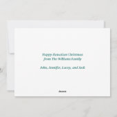 Mele Kalikimaka Beautiful Beach Weihnachten (Rückseite)