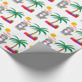 Mele Kalikimaka Bernese Gebirgshund Geschenkpapier (Ecke)