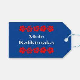 Mele Kalikimaka Blume Bands Color Geschenkanhänger