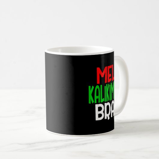 Mele Kalikimaka Brah - Funny Hawaiian Island Chris Kaffeetasse (VorderseiteRechts)