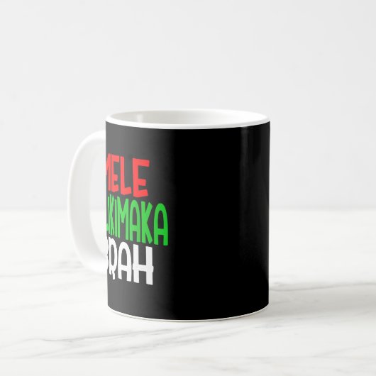 Mele Kalikimaka Brah - Funny Hawaiian Island Chris Kaffeetasse (Vorderseite Links)