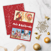 Mele Kalikimaka Brush 3 Foto Collage Weihnachten