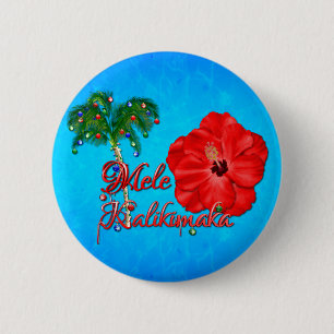 Mele Kalikimaka Button