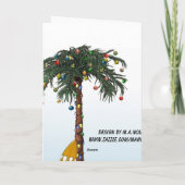 Mele Kalikimaka Card Feiertagskarte (Rückseite)