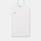 Mele Kalikimaka Christmas Ananas Hawaii Geschenkanhänger (Rückseite)