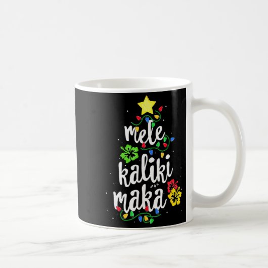 Mele Kalikimaka Christmas Hawaiian Kaffeetasse (Rechts)