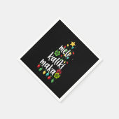 Mele kalikimaka Christmas Hawaiian Xmas Serviette (Ecke)