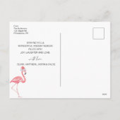 mele kalikimaka christmas Holiday Photo Postcard Feiertagspostkarte (Rückseite)