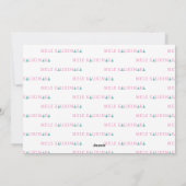 Mele Kalikimaka Christmas Photo Collage Feiertagskarte (Rückseite)