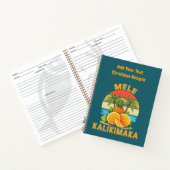 Mele Kalikimaka Christmas Recipes Notizblock (Innenseite)