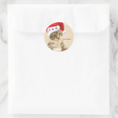Mele Kalikimaka Classic Round Sticker (Tasche)