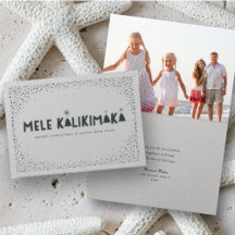 Mele Kalikimaka Confetti und Stars Weihnachtsfest 